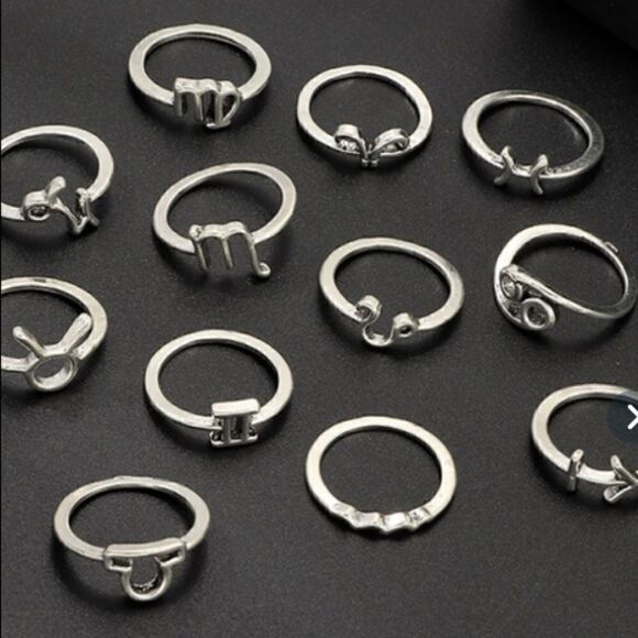 Zodiac MIDI Rings Set (12) - Picture 4 of 5